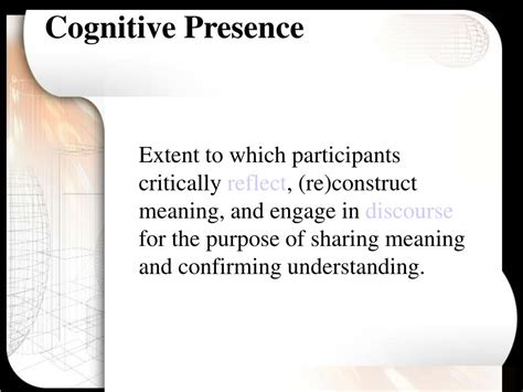 Ppt The Online Community Of Inquiry Model What S Next Powerpoint