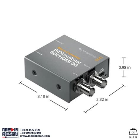 کانورتر Blackmagic Micro Converter BiDirectional SDI/HDMI 3G - مدیارسان