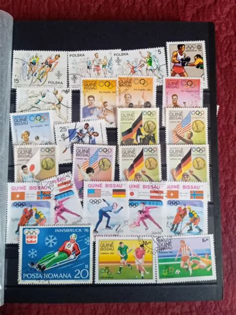 Lot De 350 Timbres Thématique Jeux Olympiques Ou Autres De Différents Pays Eur 69 90 Picclick Fr