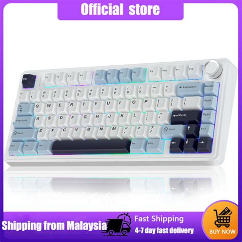 Aula F Mechanical Keyboard Key Rgb Tri Mode Wired Bluetooth G Gasket Structure Hot