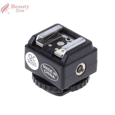 Hot Shoe Converter Adapter Pc Sync Port Kit For Flash To Canon Camera Shopee Philippines
