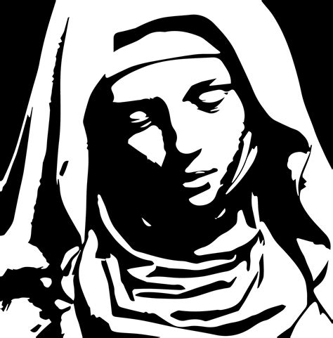 Иллюстрация Монахиня. | Illustrators.ru