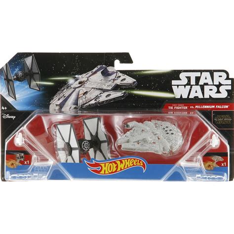Star Wars Tie Fighter Vs Millennium Falcon Hot Wheels Mattel Brinquedo Mattel Nunca Usado