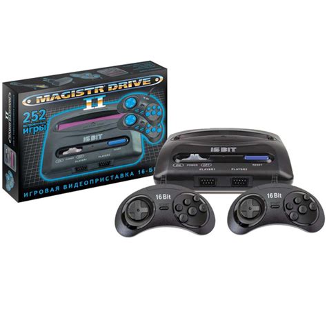 Игровая консоль Magistr Drive 2 Little 16Bit (252 игры, проводные ...