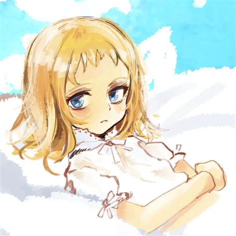 Orenjipiiru Original Derivative Work Highres Girl Blonde Hair Blue Eyes Dress