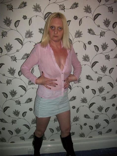 Blonde Babe Shows Off Her Big Tits As She Strips Naked In Her House