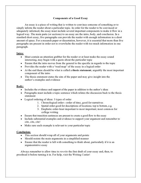 College Essay Heading Format Example – Telegraph