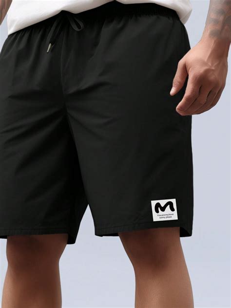 Manfinity Homme Pantalones Cortos Holgados De Talla Grande Para Hombres