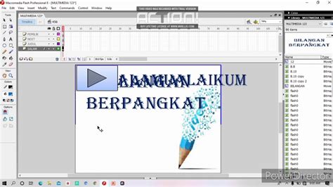 MEDIA PEMBELAJARAN MENGGUNAKAN MACROMEDIA FLASH 8 YouTube