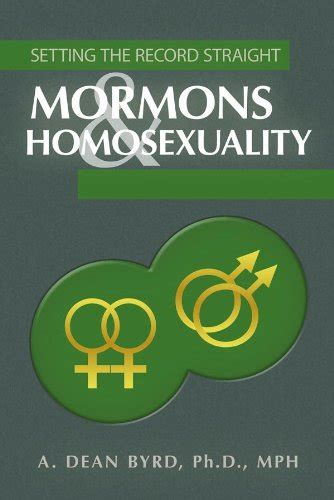 Setting The Record Straight Mormons And Homosexuality Kindle Edition