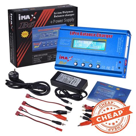 IMAX B6 80W 6A Battery Charger Lipo NiMh Li Ion Ni Cd Digital RC