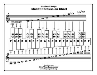 Mallet Percussion Fingering Chart And Flashcards Stepwise