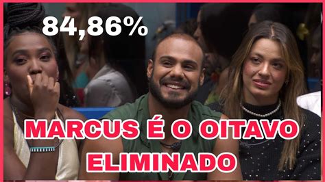 BBB24 MARCUS VINICIUS É ELIMINADO 84 86 DOS VOTOS bbb24