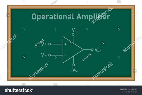 Operational Amplifier Symbol In Physics Op Royalty Free Stock