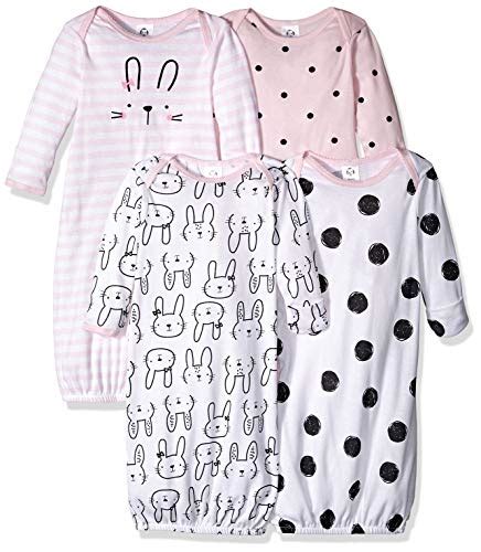 Gerber Baby Boy and Girls 4-Pack Sleeper Gown • Welcome to porcellato ...