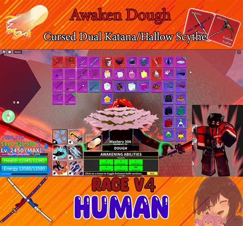 Race V Human V Godhuman Cursed Dual Katana Hallow Scythe