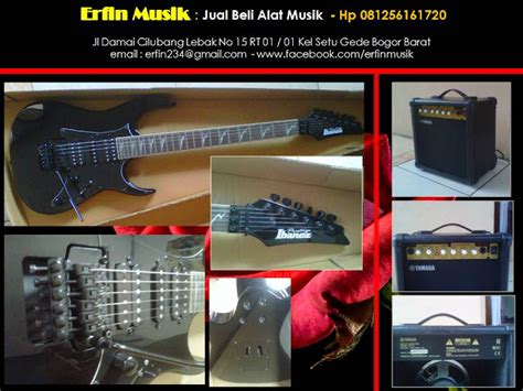 Jual Satu Set Gitar Listrik Dan Ampli Gitar Erfin Musik Jual