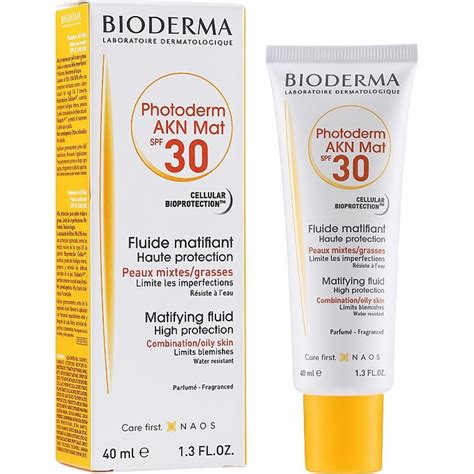 Photoderm Akn Mat Spf 30 Crème Solaire Matifiante Anti Imperfections