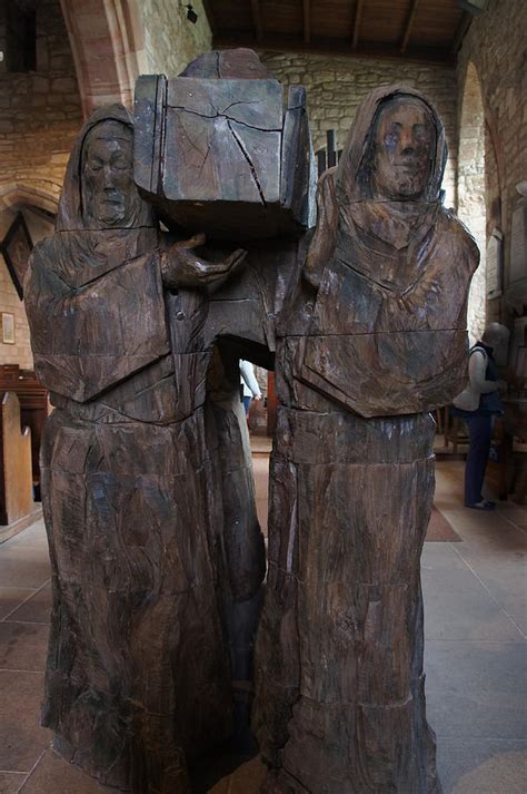 Lindisfarne Six Monks With The Coffin Photograph By Elena Perelman