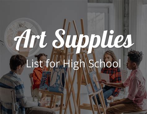 A Comprehensive List of Art Supplies for Artists: From Brushes to Surfaces! - CraftyThinking