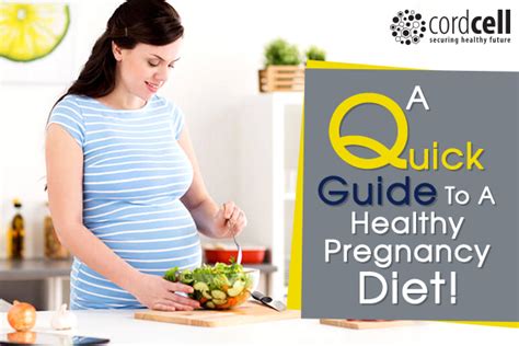 A Quick Guide To A Healthy Pregnancy Diet