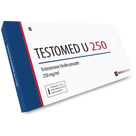 Testomed U 250 Testosterone Undecanoate 10amps De 1ml Deus