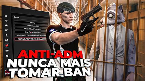 COMO ATIVAR A FUNÇÃO ANTI ADM E NÃO LEVAR BAN TUTORIAL COMPLETO GTA