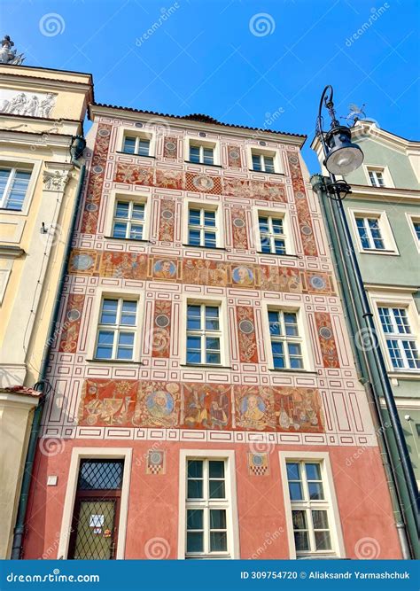 Old Market Square Stary Rynek In The Polish City Of Poznan Editorial