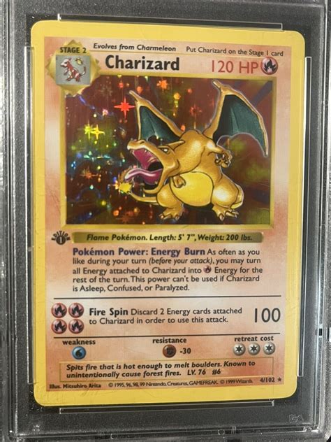 Mavin 1st Edition Charizard Psa 7 Shadowless Pokemon Base Set 1999 Wotc