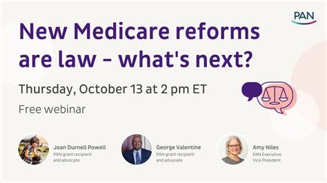 Pan Foundation On Linkedin Medicare Webinar Medicarereform