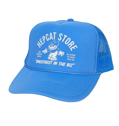 Hepcat Smoothest In The Bizz Trucker Cap Col Blue