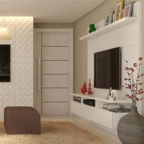 Painel Para TV 60 Polegadas Zeus Branco Gloss 220 Cm Tv Wall Cabinets