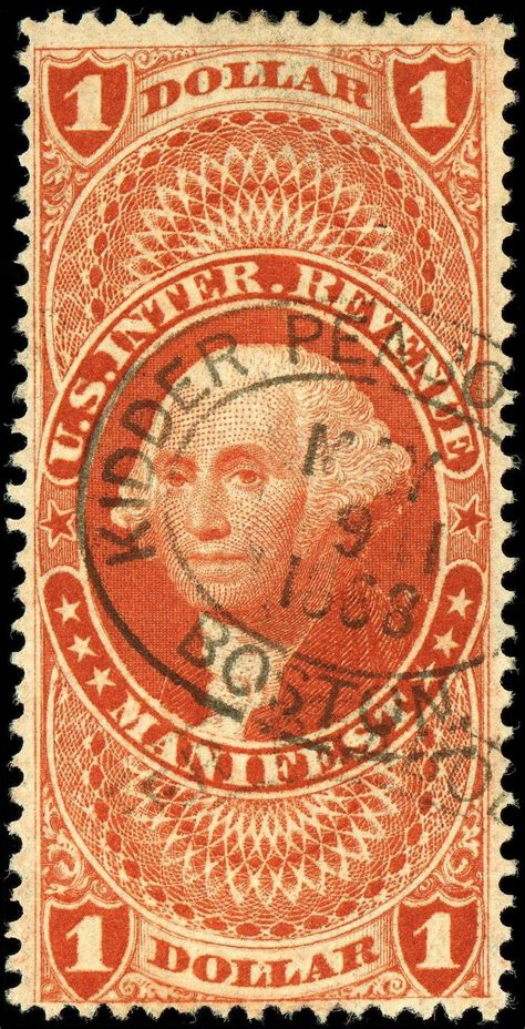 Revenue Stamps Of The United States Postage Stamp Art Revenue Stamp