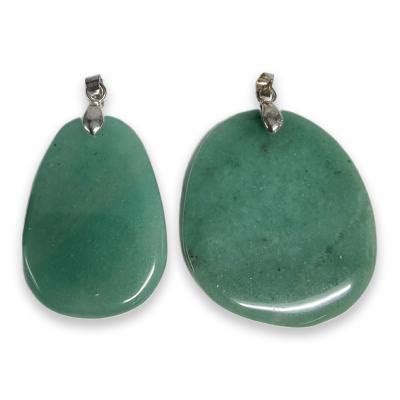 Aventurine Verte Pendentif Mini Pierre Plate Midobras Pro