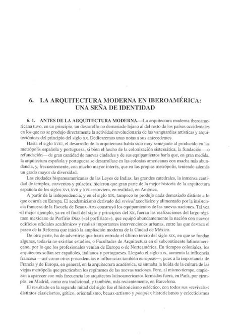 Pdf La Arquitectura Moderna En Iberoam Rica Una Dokumen Tips