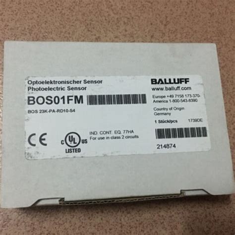 Pcs New Balluff Bos K Pa Rd S Photoelectric Sensor Spot Stocks Ebay