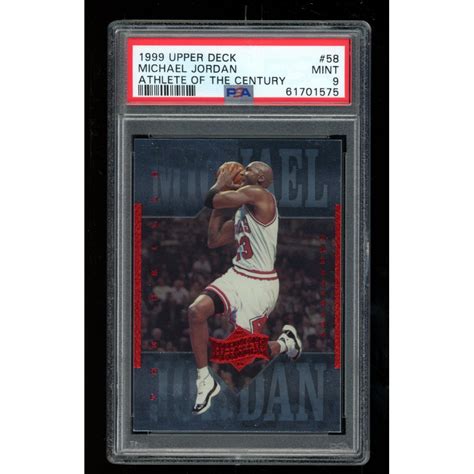 Michael Jordan Upper Deck Michael Jordan Athlete Of The Century