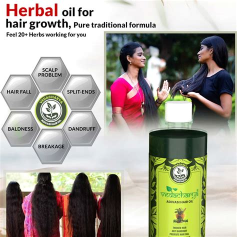 Buy DEEMARK ADIVASI HAIR OIL FOR HAIR GROWTH & CONTROL HAIR FALL | REDUCE SPLIT ENDS HAIR OIL ...