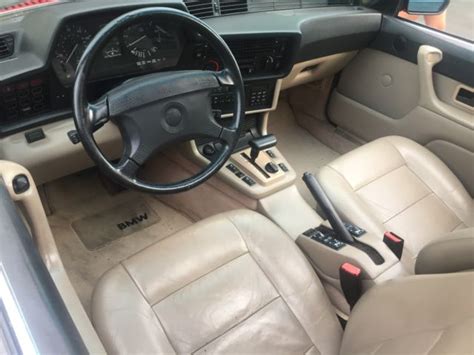 1989 BMW 635csi Red/Tan Interior for sale: photos, technical specifications, description