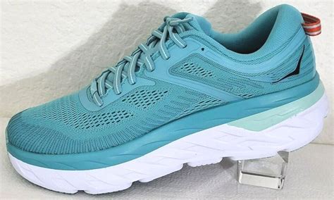 Hoka One Bondi Womens Running Shoe Aquarelle Eggshell Blue Aeblnew