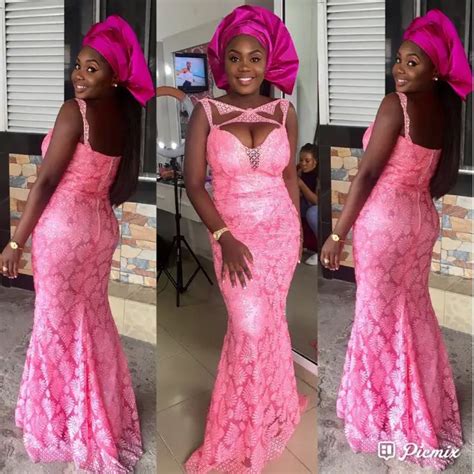 How Best To Rock Pink Lace Latest Asoebi Styles A Million Styles