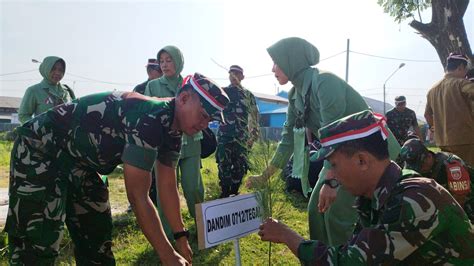 HUT RI Ke 78 Kodim 0712 Tegal Gelar Bhakti Sosial Dan Karya Bhakti