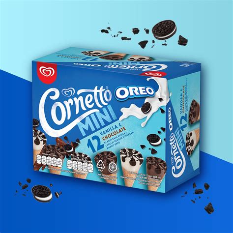 Jual Cornetto Mini Oreo Es Krim Ice Cream Wall S Shopee Indonesia