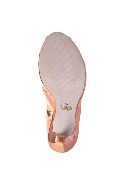 Peep Toe Meia Pata Nude Compre Agora Dafiti Brasil
