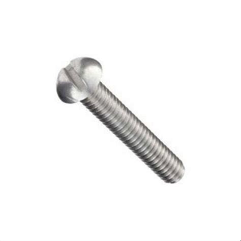 Stainless Steel Round Head Bolt Size 6 Mm Grade Ss 304 At Rs 3