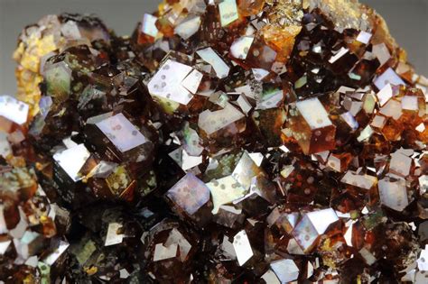 Quebul Fine Minerals Iridescent Rainbow Garnet Var Andradite