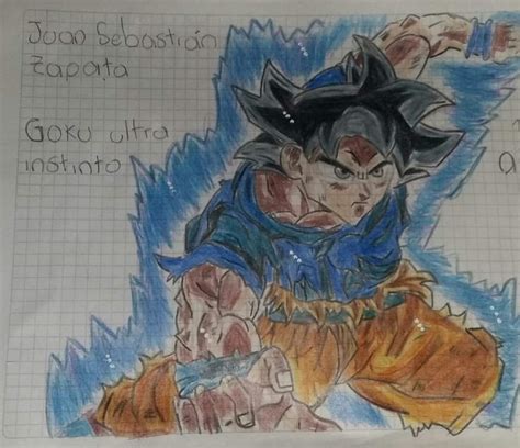 Dibujo De Goku Ultra Instinto Torneo De La Fuerza Dragon Ball Espa Ol