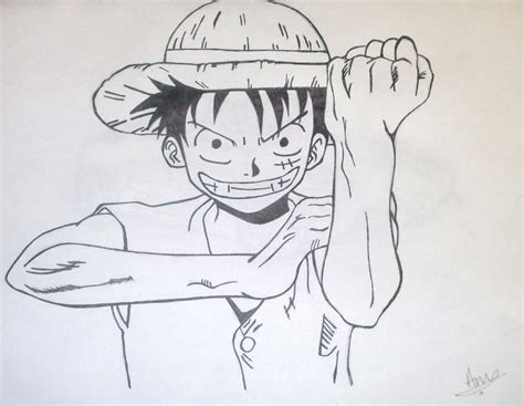 Luffy by Andrew-Sketches on DeviantArt