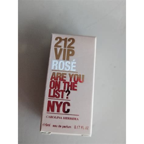 CAROLINA HERRERA 212 VIP Rose - купить женские духи, цены от 290 р. за 2 мл