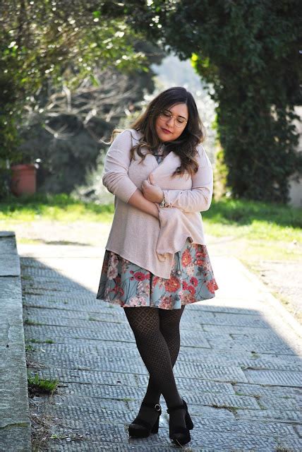 Curvy Blog By Moira Pugliese Outfit Curvy Plus Size Floreale